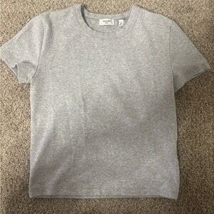 Aritzia Sunday Best XS Grey Tee
